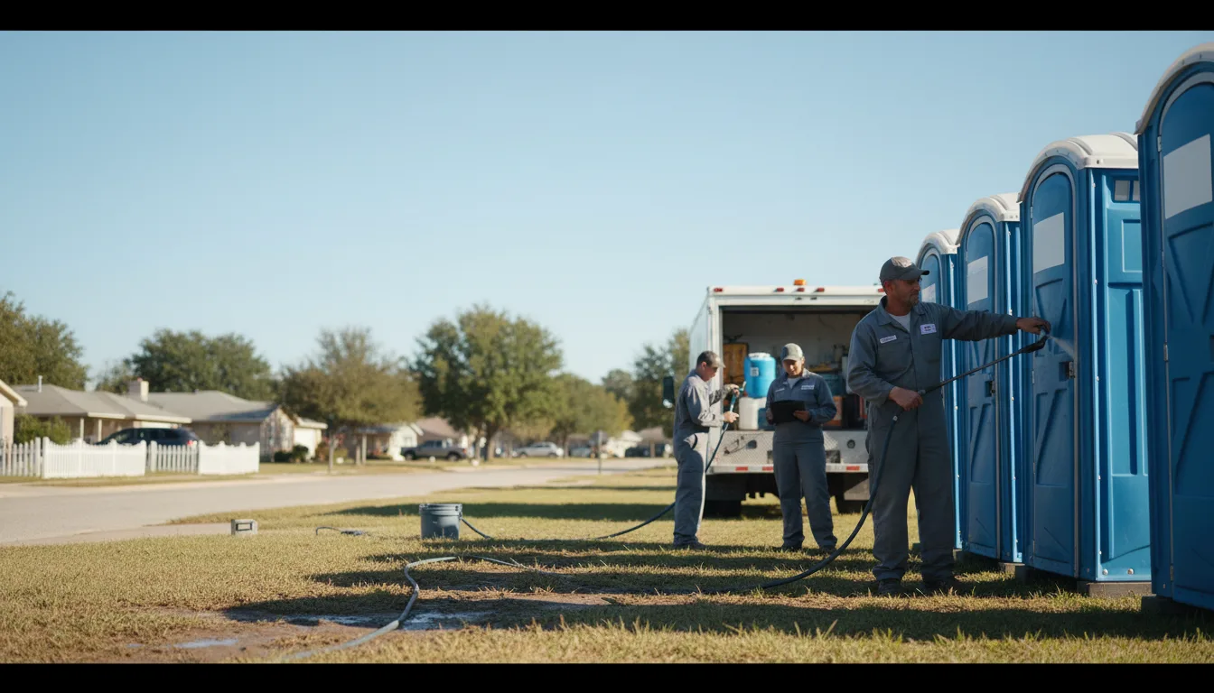 Long-Term Portable Toilet Rental in Cement, OK near me
